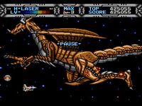 une photo d'Ã©cran de Gaiares sur Sega Megadrive